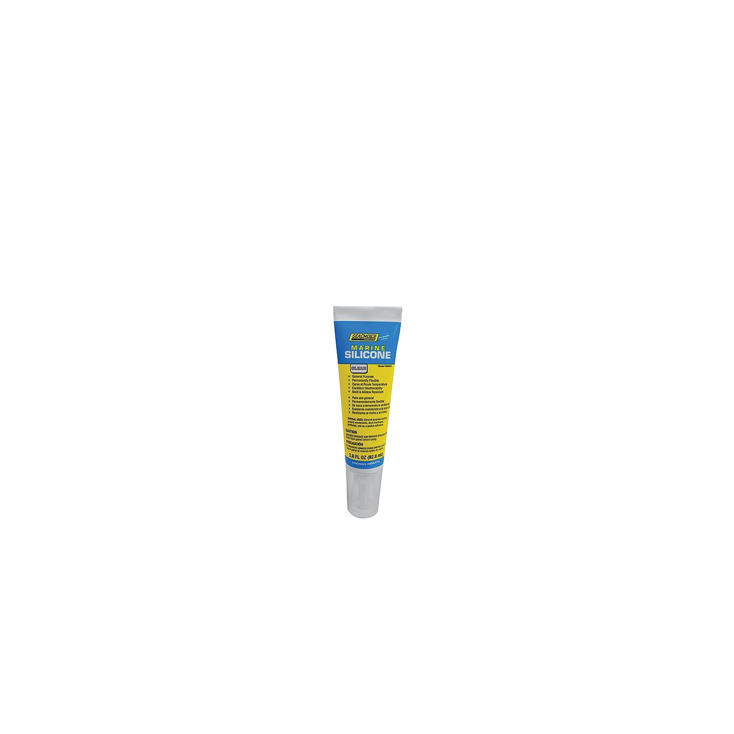 Seachoice 96931 Silicone Sealant Clear 2.8oz.