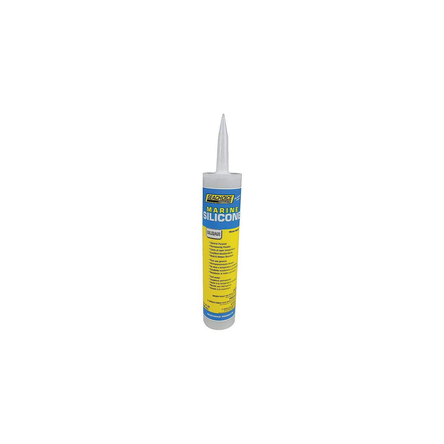 Seachoice 96941 Silicone Sealant Clear 10.1oz.