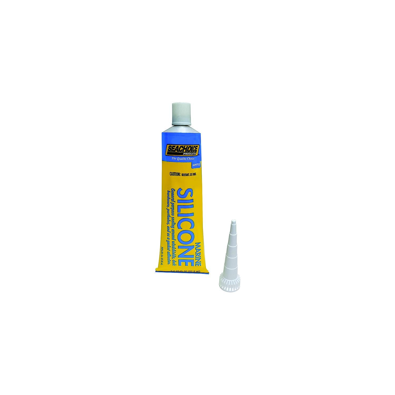 Seachoice 96961 Silicone High Performance White 2.8oz.