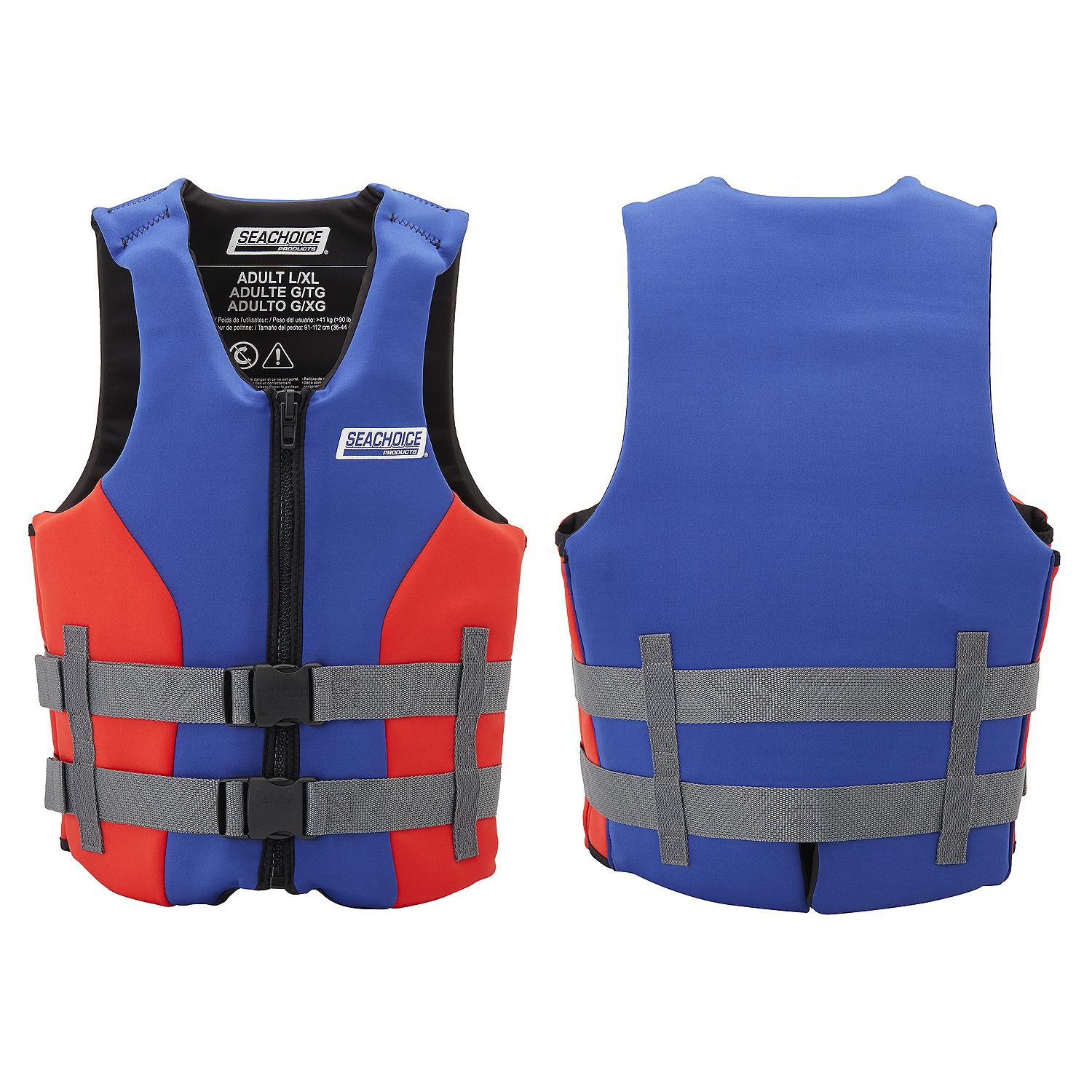 Seachoice 99502 Adult Dual Sized Evoprene Vest Blue, 2XL/3XL