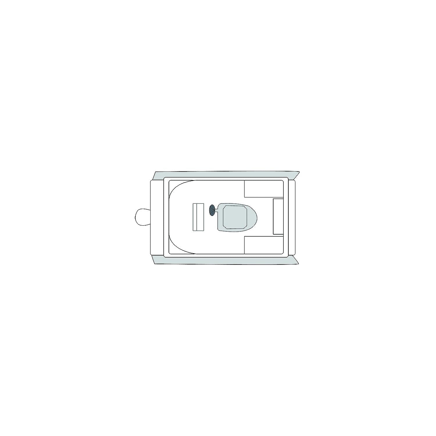 Carver Covers 79009 Flex-Fit PROâ„¢ Poly-Flex II Pontoon Boat, Slate Gray