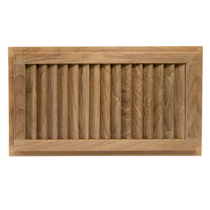 Whitecap Teak Louvered Insert - 16