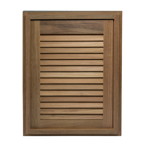 Whitecap Teak Louvered Door & Frame - Right Hand - 15