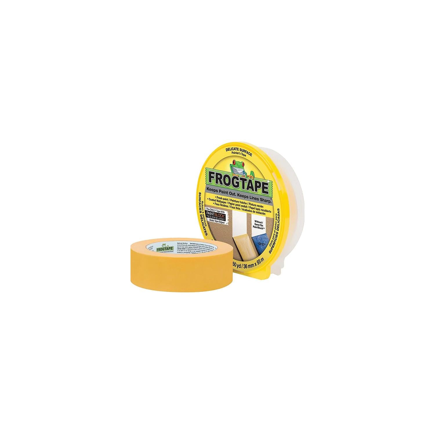 Shurtape 217143 CF160 FrogtapeÂ® Delicate Surface Tape, 1-1/2