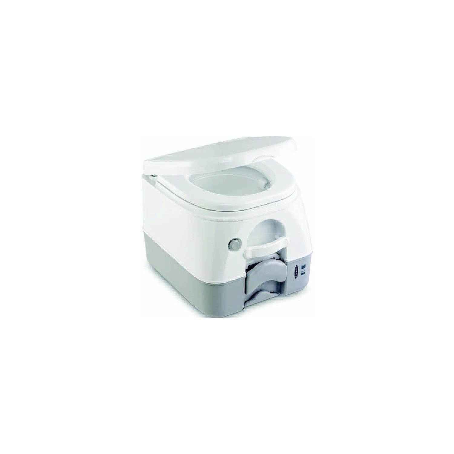 Dometic 9108552692 2.5 Gallon Full Size 975MSD Portable Toilet With Push Button Flush