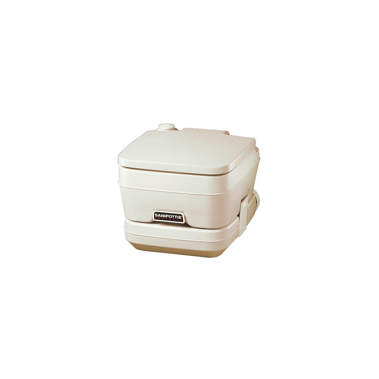 Dometic 9108554392 2.5 Gallon SaniPottie 964MSD Portable Toilet With Mounting Brackets and 1.5