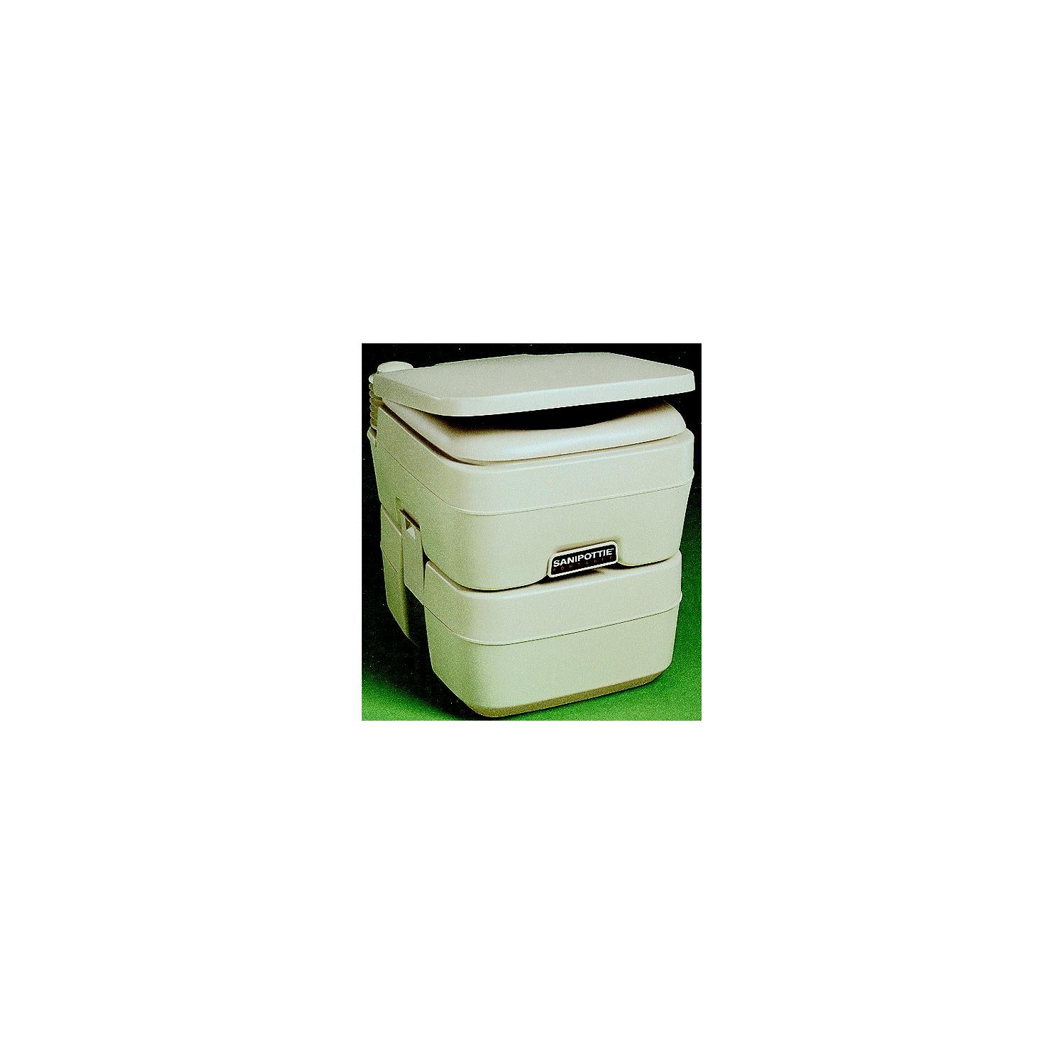 Dometic 9108554394 5.0 Gallon SaniPottie 965MSD Portable Toilet With Mounting Brackets and 1.5