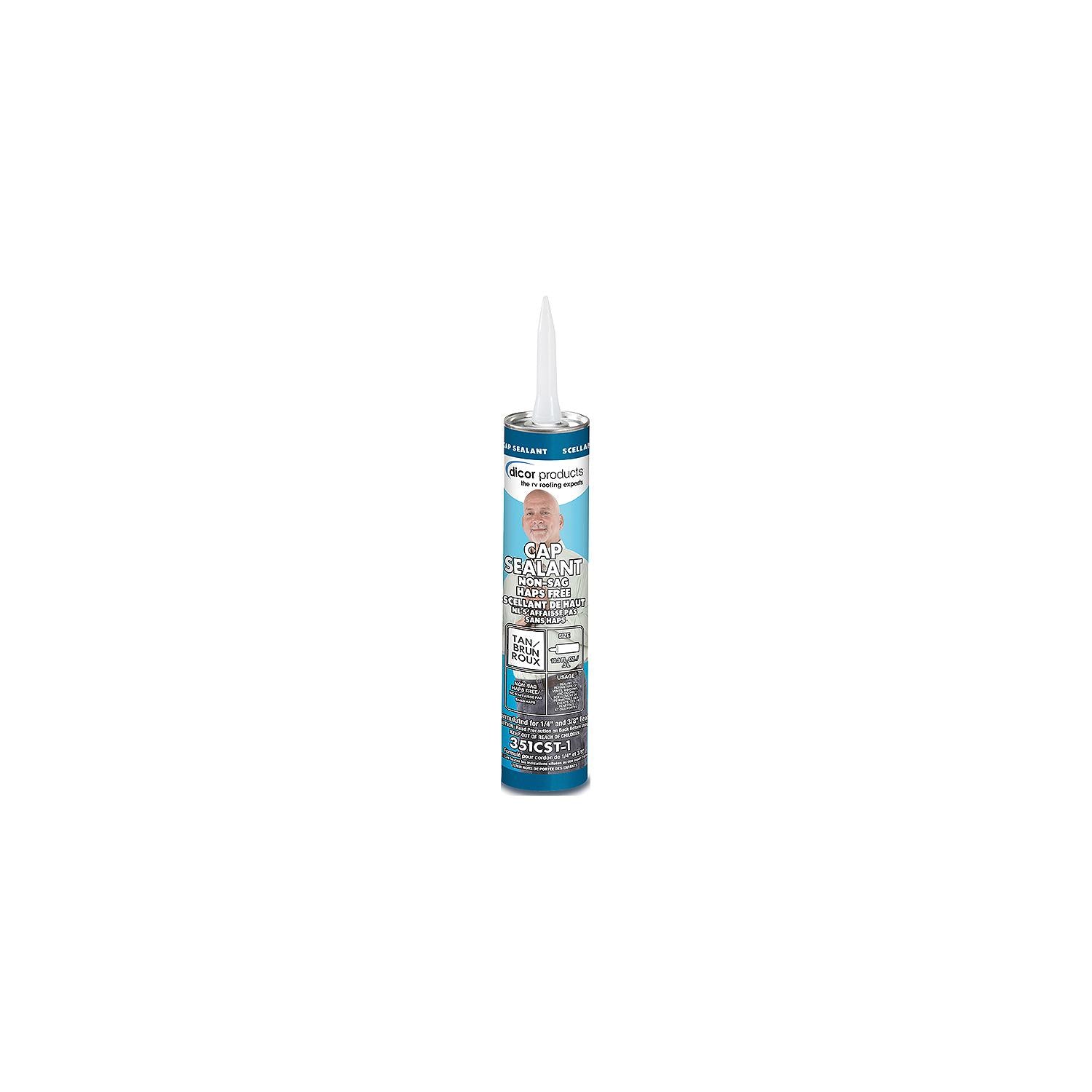 Dicor Corporation 351CST-1 351CST1 Clear Cap Sealant, 10 oz., Tan