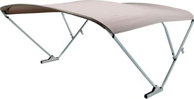 Taylor Made Products 2021133088 Sureshade Power Bimini w/Battery Option, Beige w/Clear Anodized Frame