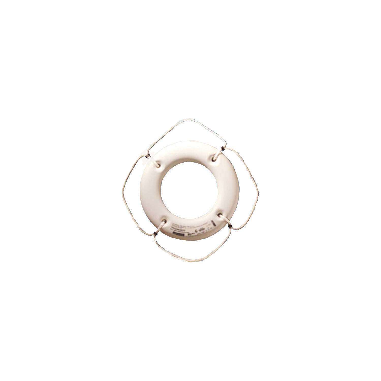 Cal June HS-24-W Jim-Buoy Hard Shell U.S.C.G. Approved Life Ring