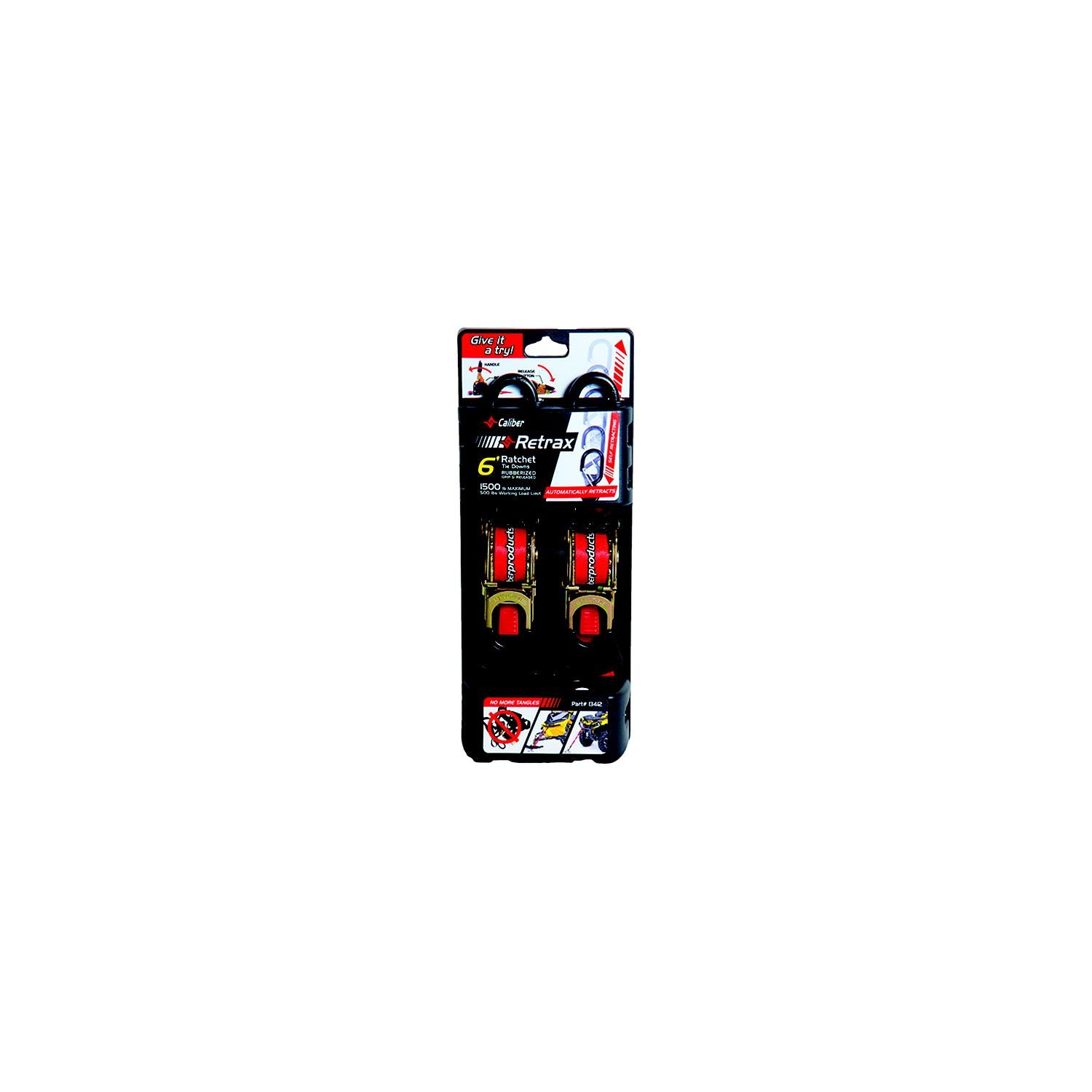 Caliber 13412 Auto Retractable Strap, 1