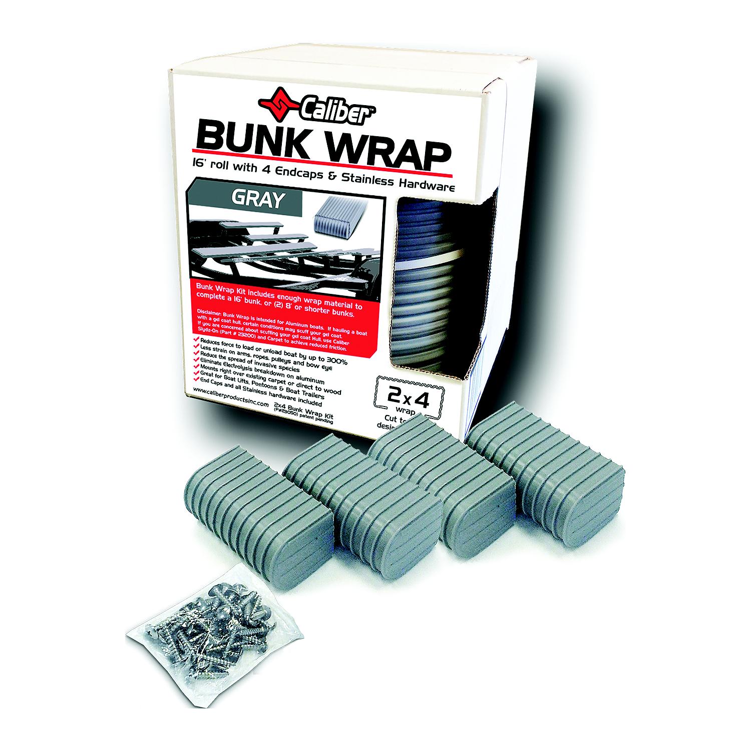 Caliber 23052-BK 23052BK Bunk Wrap Kit (Includes 4 Endcaps and Stainless Steel Hardware)