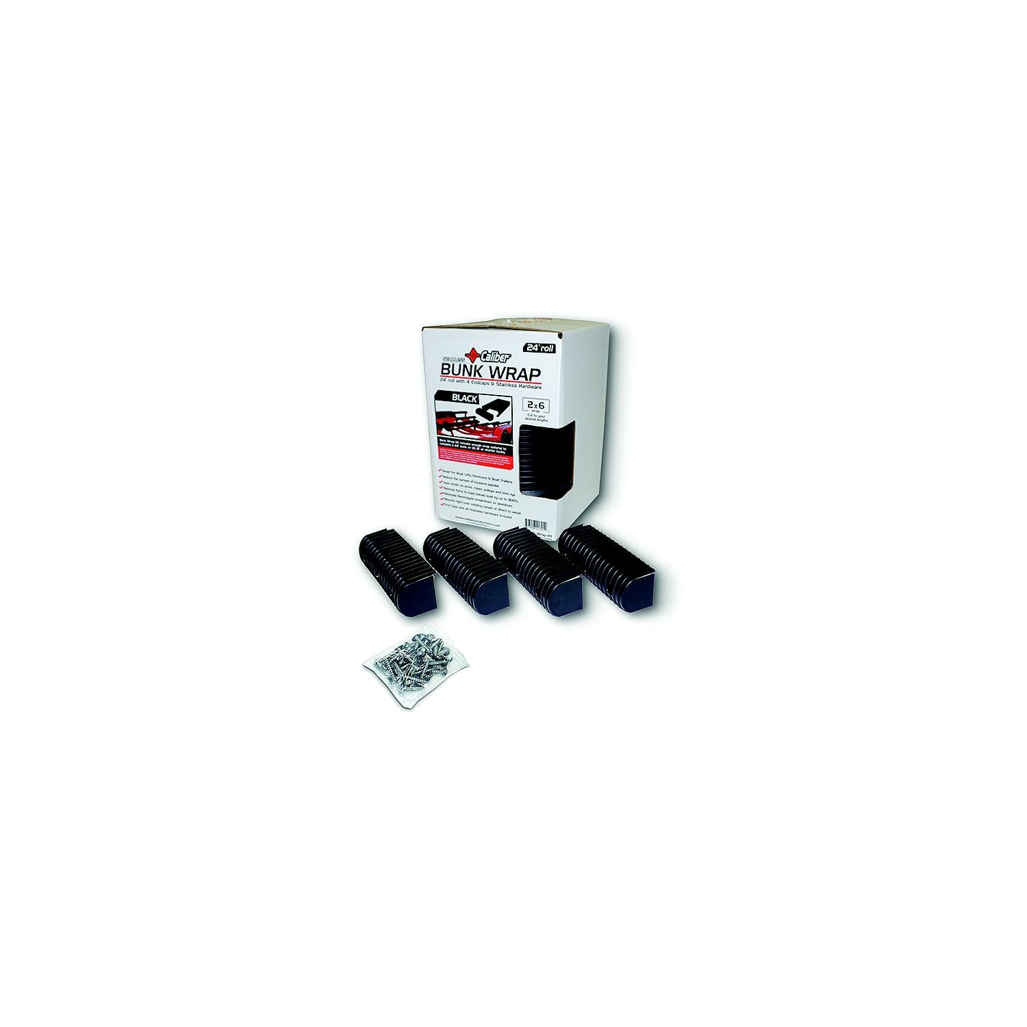 Caliber 23056BK Bunk Wrap Kit (Includes 4 Endcaps and Stainless Steel Hardware)