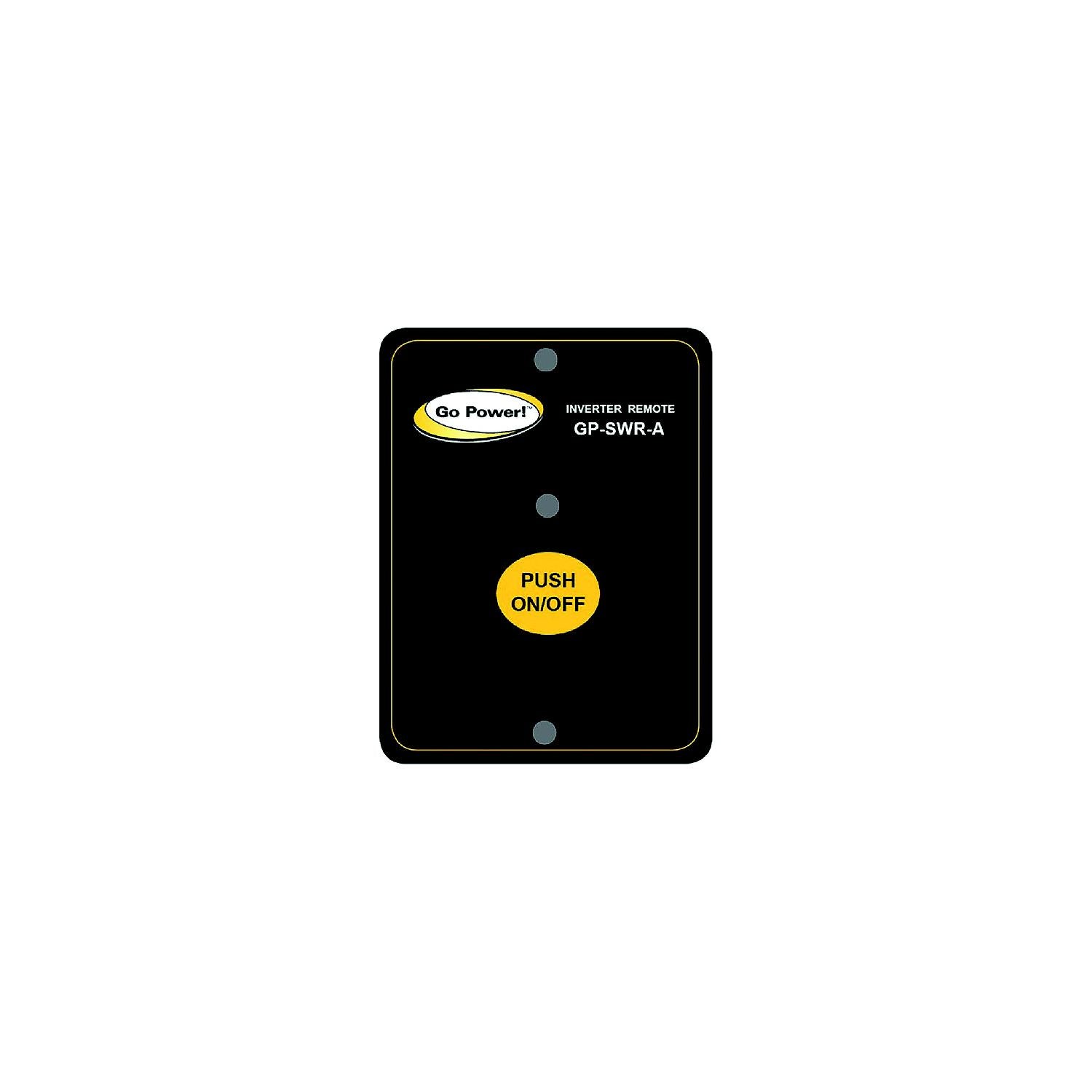 GoPower! 66886 Go Power! Industrial Pure Sine Wave Inverter Remote