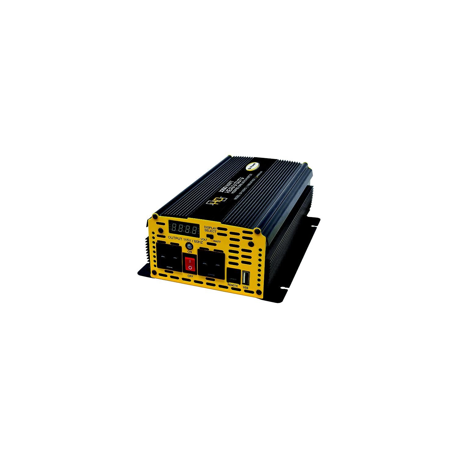 GoPower! 80176 Go Power! Heavy-Duty Modified Sine Wave Inverter, 1000 Watts
