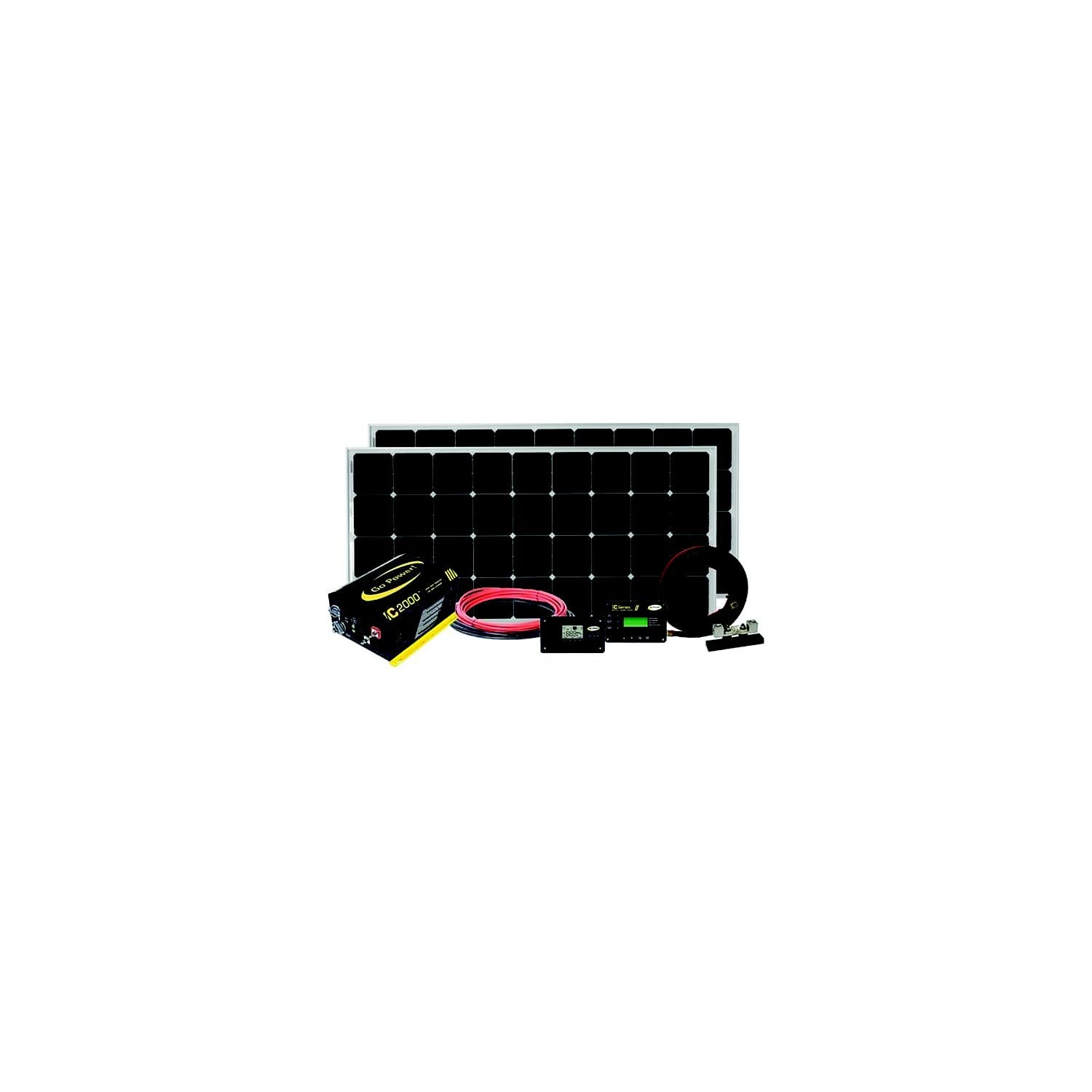 GoPower! 83296 Go Power! Solar Elite Charging System, 400 Watts