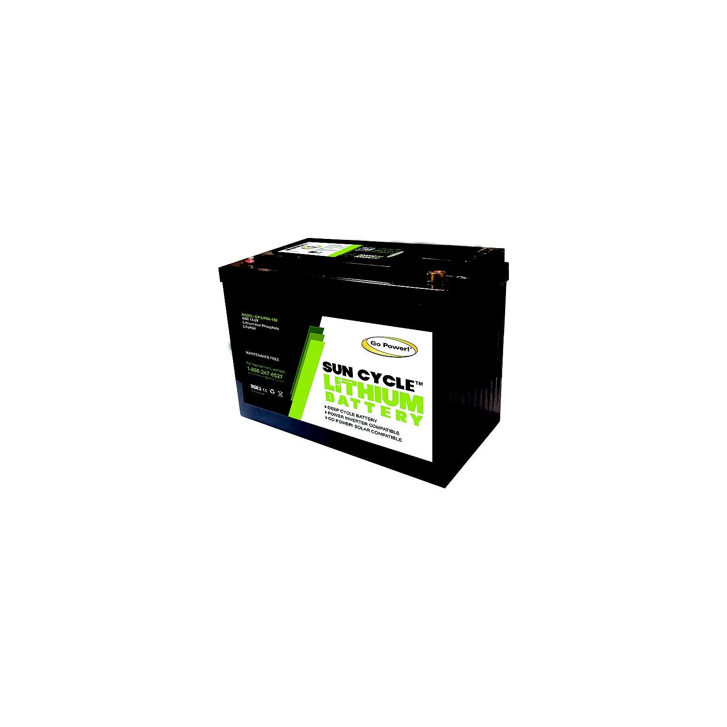 GoPower! 82738 Go Power 100AH 12V Lithium Battery