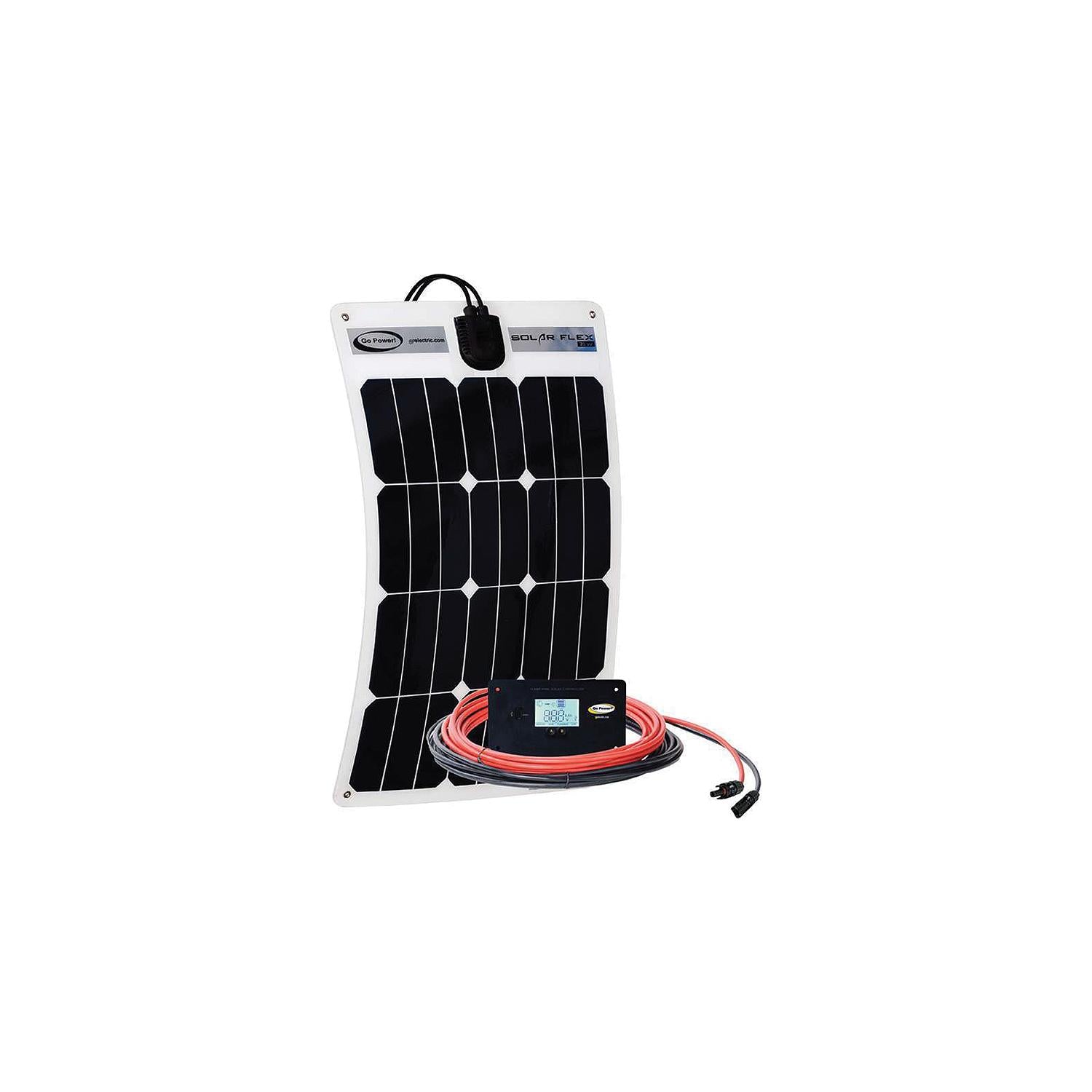 GoPower! 83302 Go Power! Solar Flexâ„¢ Panel w/10A PMW, 35 Watts