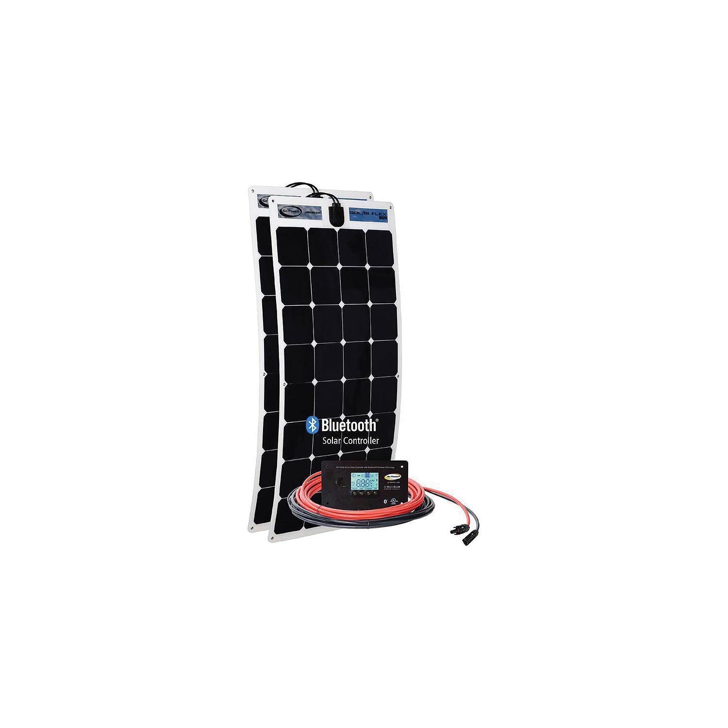 GoPower! 83305 Go Power! Solar Flexâ„¢ Panels w/30A Controller, 220 Watts Total