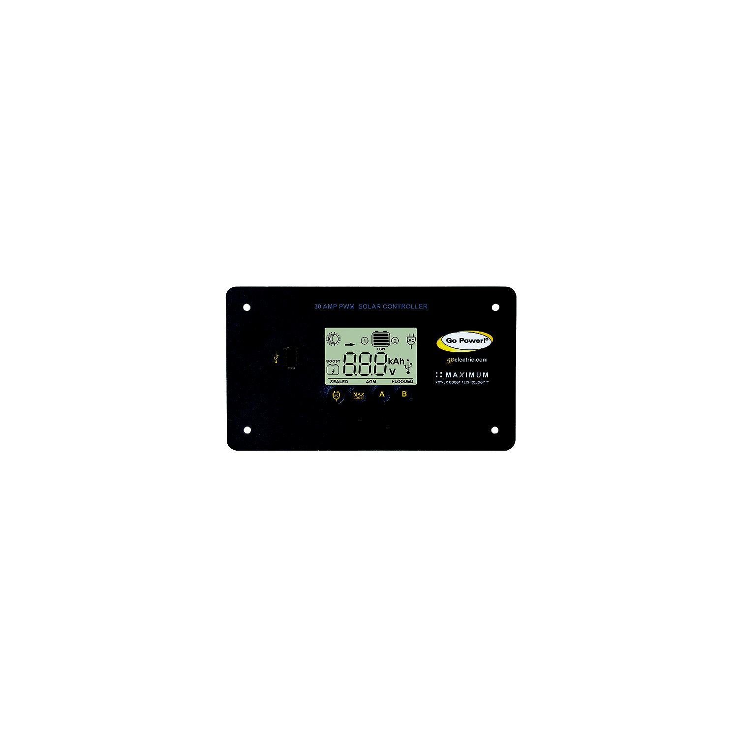 GoPower! 82756 Go Power! 76119 Digital Solar Controller, 30A
