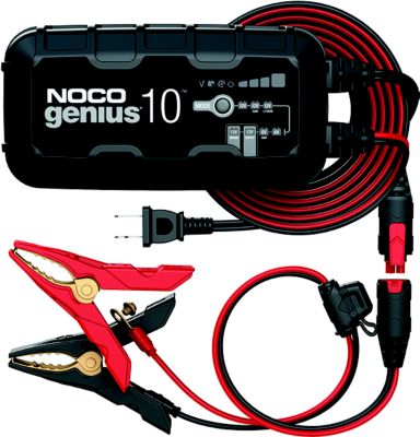 Noco GENIUS10 GeniusÂ® Battery Charger And Maintainer, 10 Amp