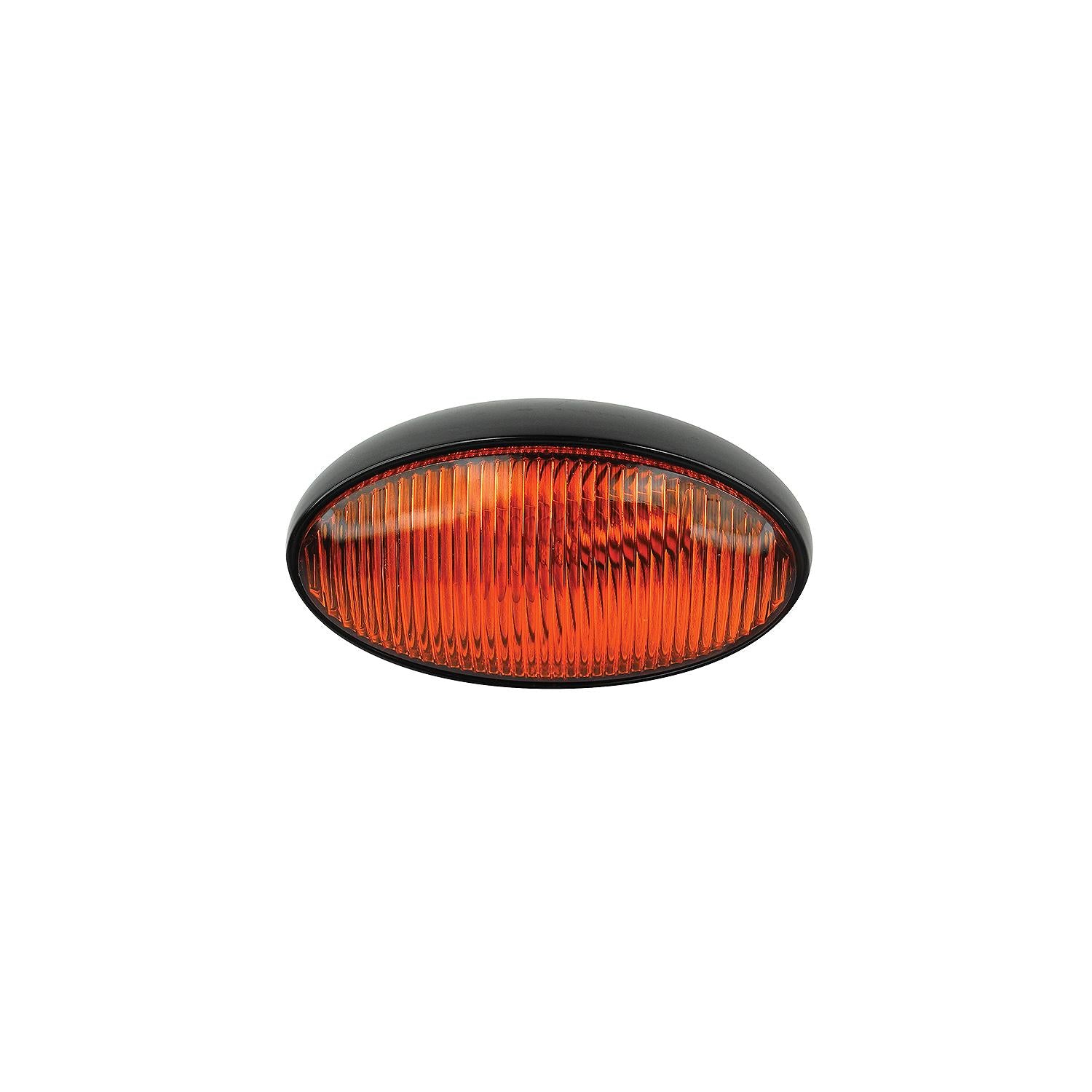 FulTyme RV 590-1120 Oval Porch/Utility Light w/o Switch, Yellow/ Black housing