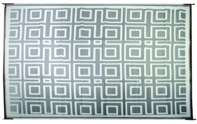 FulTyme RV 6 X 9 TOUPE/LIGHT GREY 6067 Outdoor Patio Mat, Grey/Light Tan, 6' x 9'