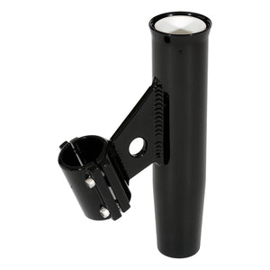 Lee's Clamp-On Rod Holder - Black Aluminum - Vertical Mount - Fits 1.900