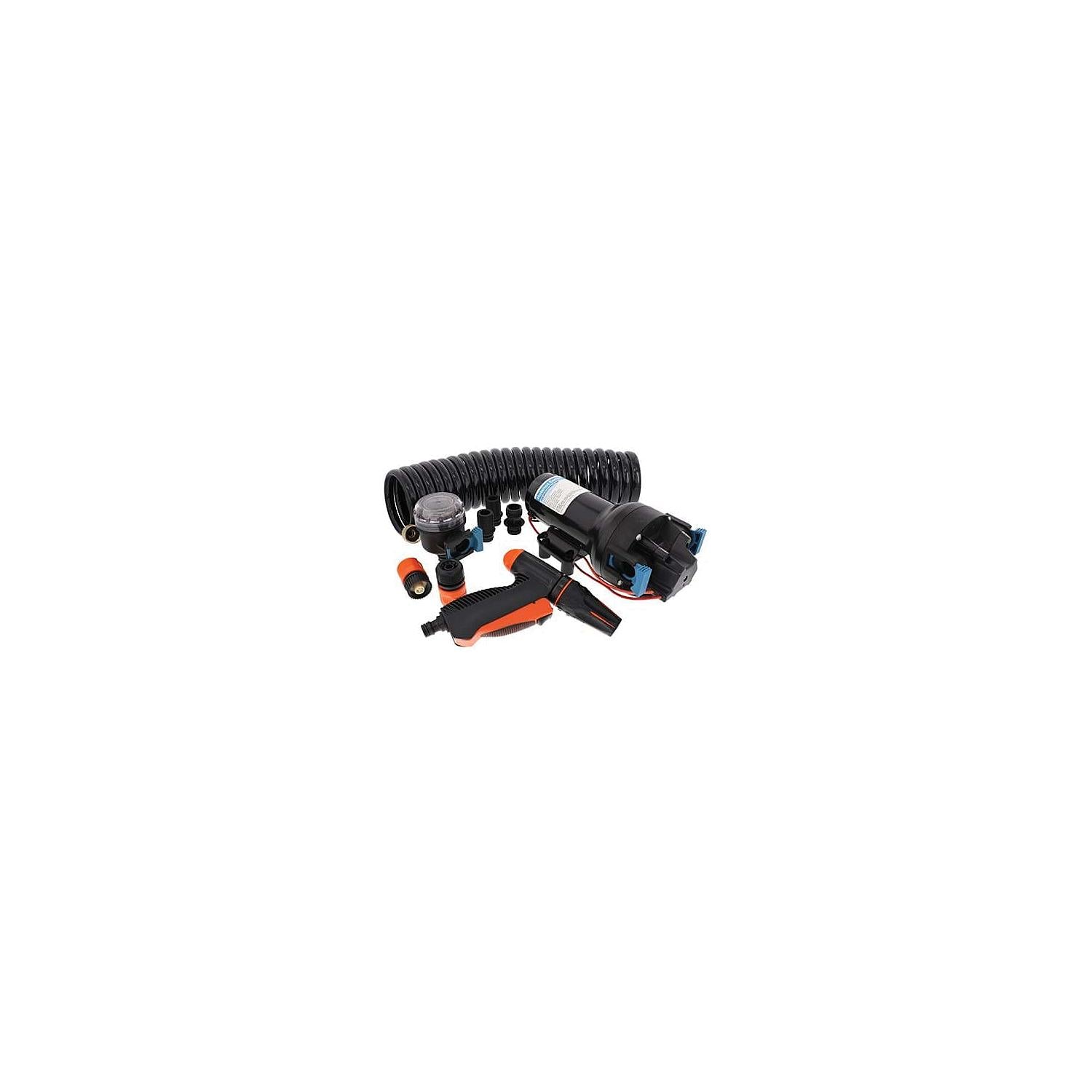 Jabsco P601J-219N-4A P601J219N4A Hotshotâ„¢ Series Washdown Pump Kit w/Hose, 12V, 6GPM