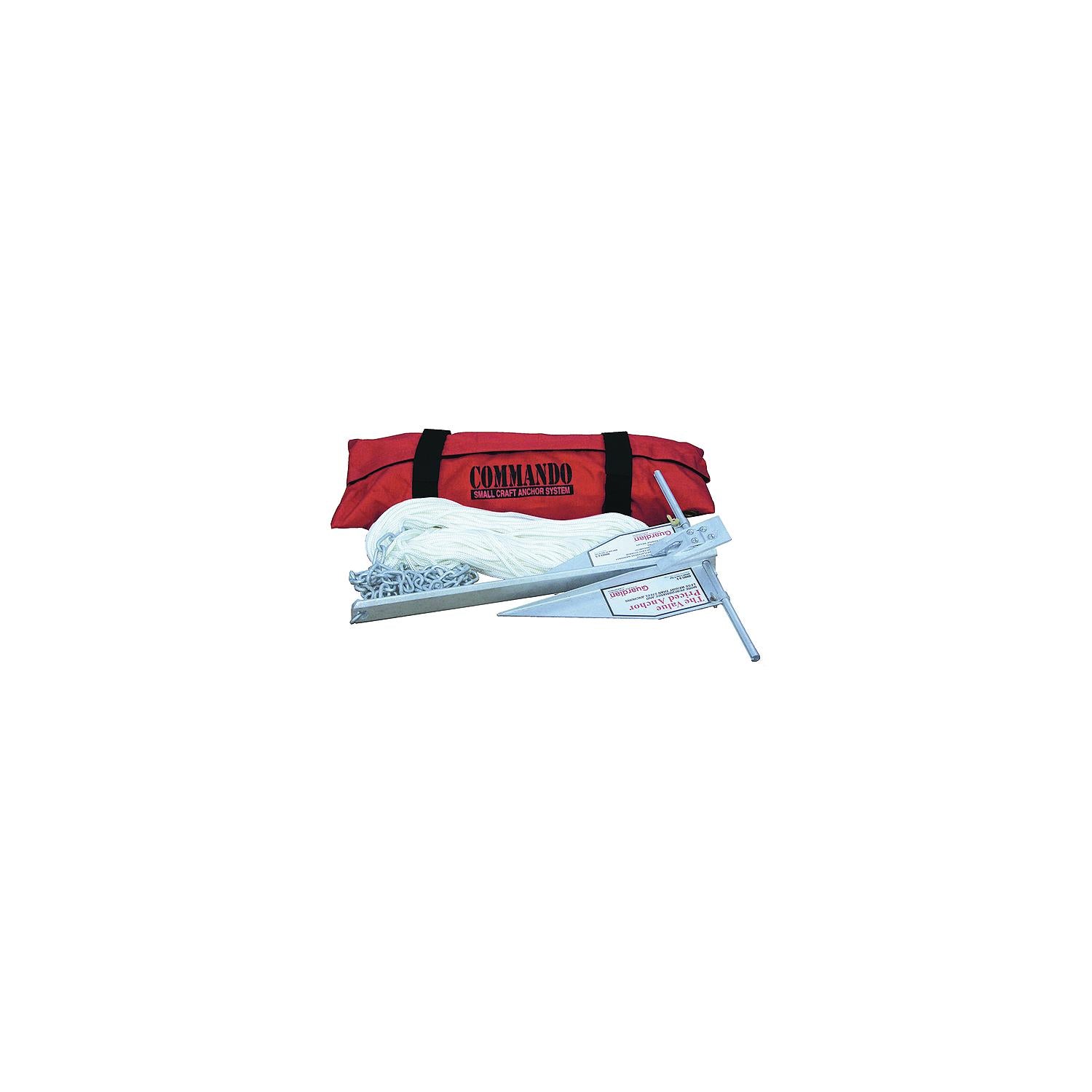 Fortress Anchor C5A Commando Small Craft System For Boats Up to 16' Includes G-5 Anchor, Storage Bag, 3/16