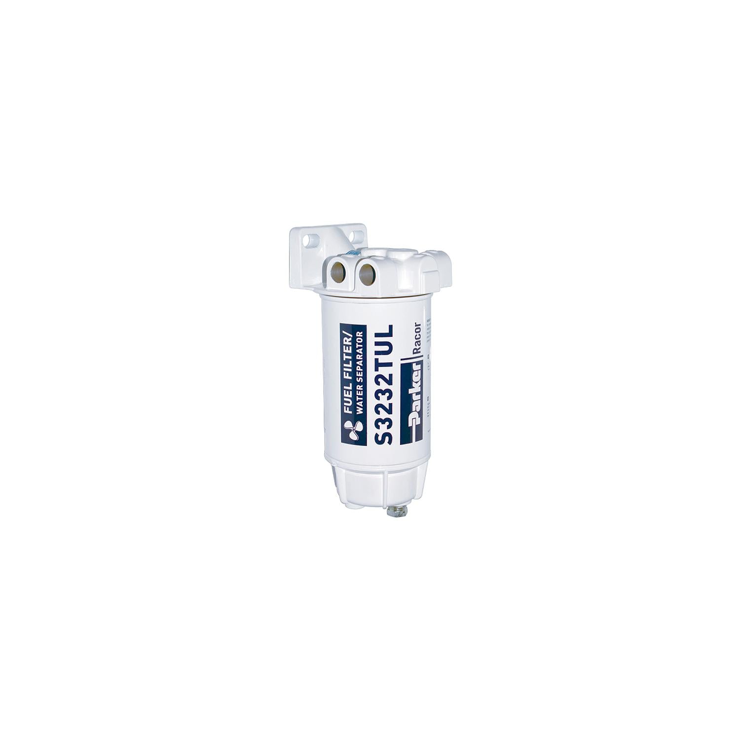 Racor 660R-RAC-02 10 Micron Gas Spin-On Fuel/Water Seperator With Metal Bowl for Inboard/Outboard