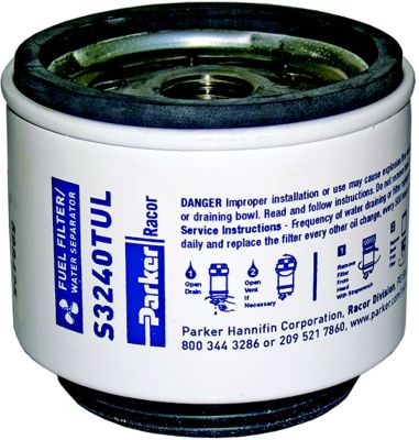 Racor S3240TUL Replacement Element For Gas Spin-On Fuel/Water Seperators