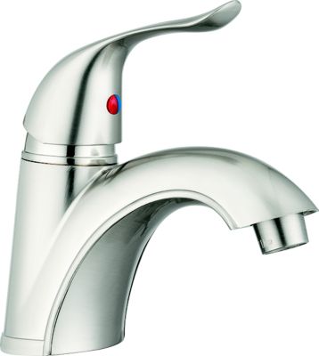 Dura Faucet DF-NML202-SN DFNML202SN Single Lever Lavatory Faucet, Satin Nickel