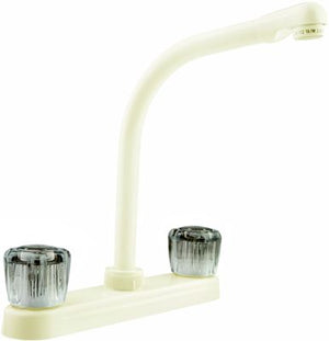Dura Faucet DF-PK210S-BQ DFPK210SBQ Hi-Rise Kitchen Faucet, Bisque