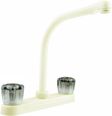 Dura Faucet DF-PK210S-BQ DFPK210SBQ Hi-Rise Kitchen Faucet, Bisque