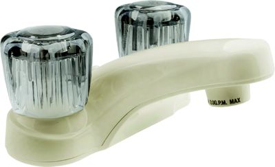 Dura Faucet DF-PL700S-BQ DFPL700SBQ Two Handle Lavatory Faucet, Bisque