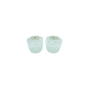 Dura Faucet DF-RKA DFRKA Knobs, Crystal Acrylic, 1 pr.