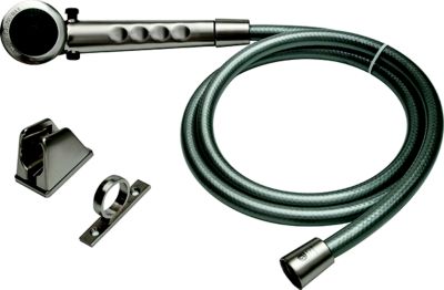 Dura Faucet DF-SA130-SN DFSA130SN Economy Single Function Shower Wand & Hose Kit, Satin Nickel