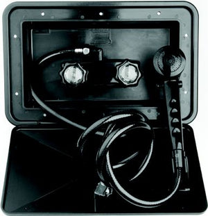 Dura Faucet DF-SA170-BK DFSA170BK Exterior Shower & Box Kit, Black