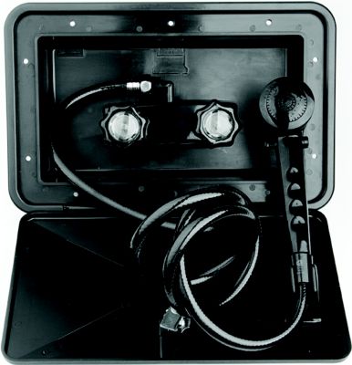 Dura Faucet DF-SA170-BK DFSA170BK Exterior Shower & Box Kit, Black