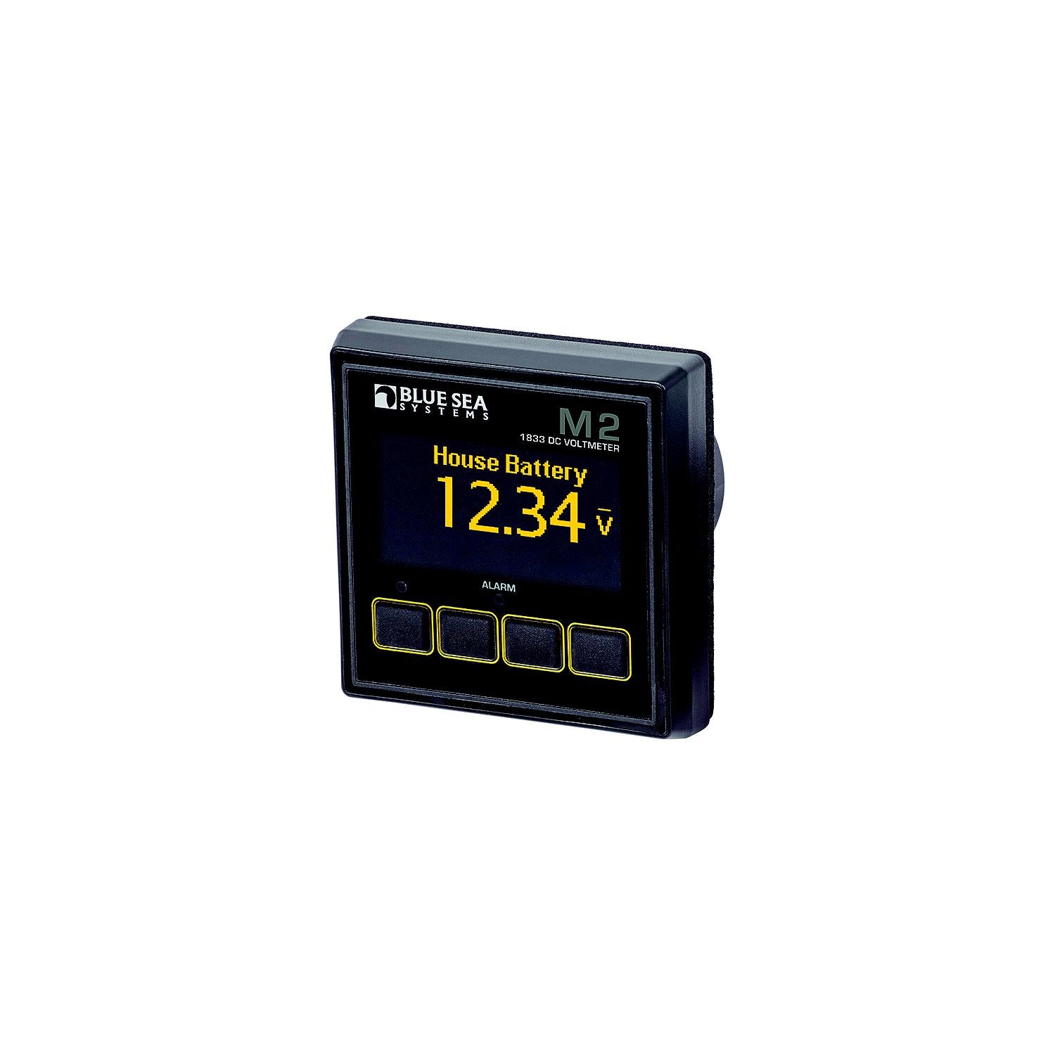 Blue Sea Systems 1833-BSS M2 OLED Digital Meter, DC Voltmeter