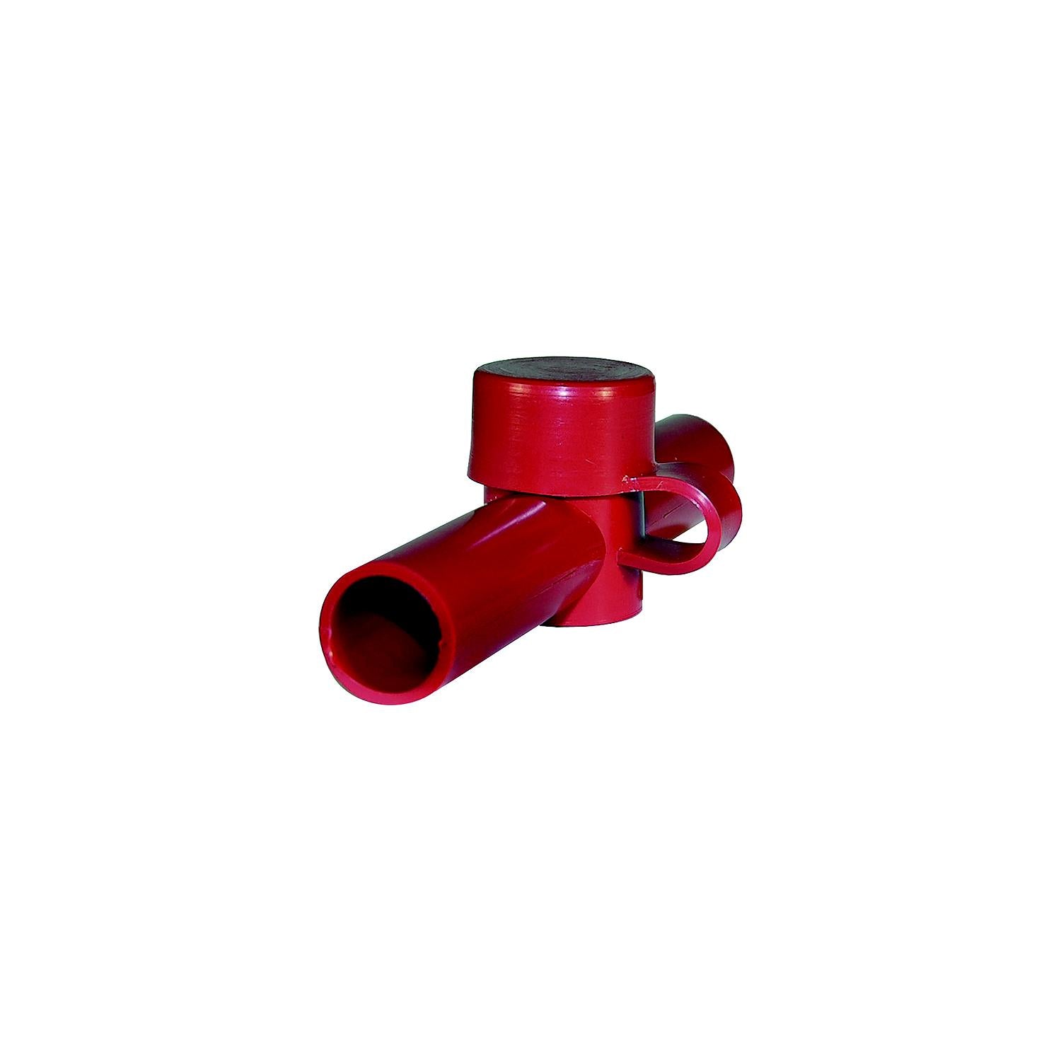 nan 4003-BSS Blue Sea 4003 Dual Entry Cable Cap, Red, Up to 2/0 AWG