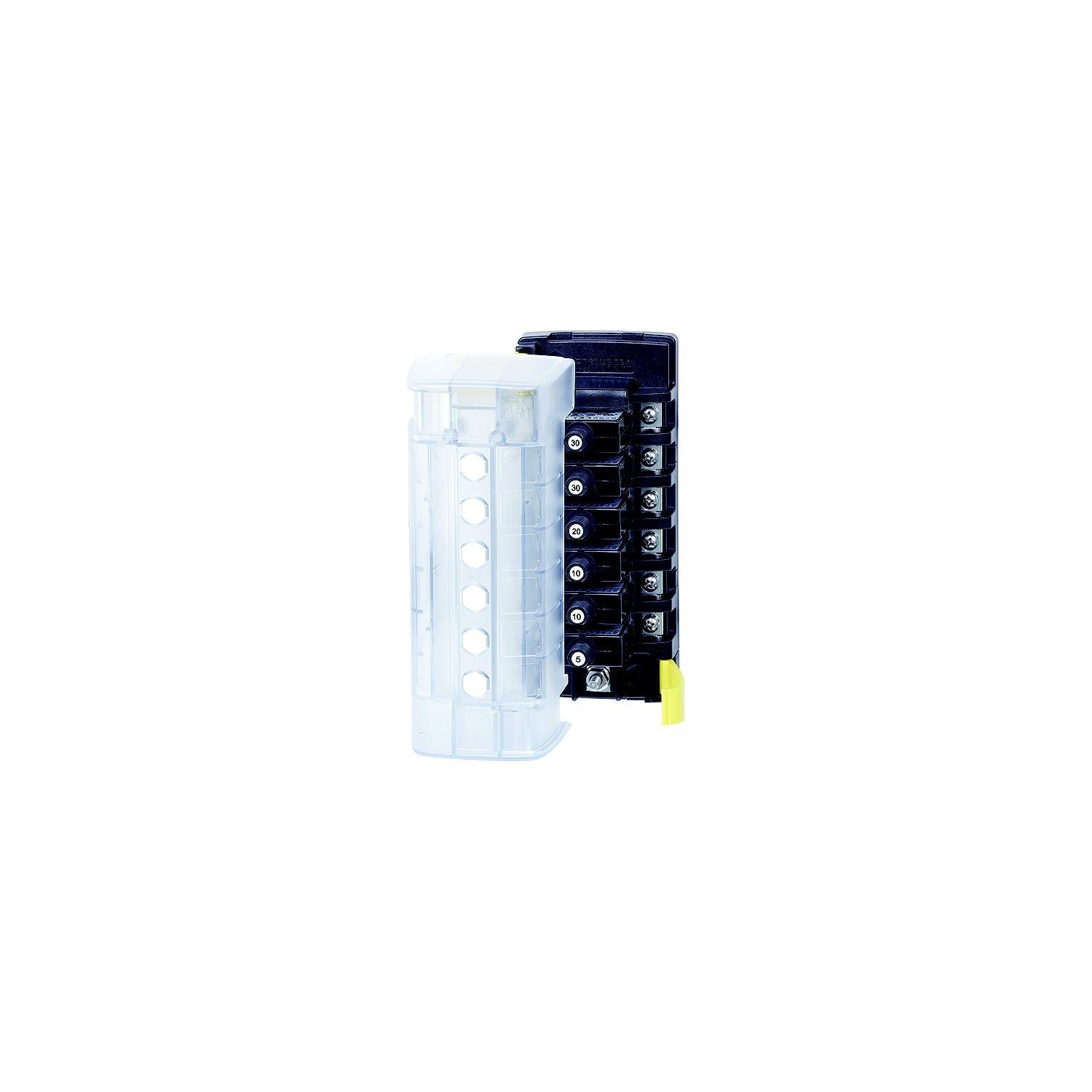 Blue Sea Systems 5052-BSS St Clb Push Button Circuit Breaker Block