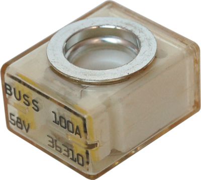 Blue Sea Systems 5183-BSS Terminal Fuse, 100 Amp, Yellow