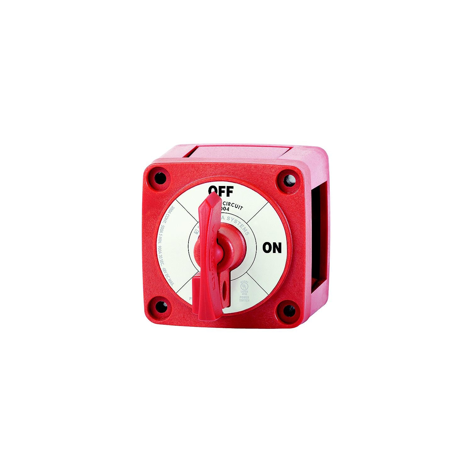 Blue Sea Systems 6004-BSS 6004 Battery Switch, Mini On/Off w/Locking Key