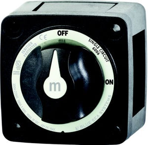 Blue Sea Systems 6006200-BSS 606200 Battery Switch Mini 4-Position w/Knob, Black