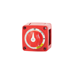 Blue Sea Systems 6011200-BSS 6011200 M Series Dual Circuit Plus On-Off-Both Battery Switch, Black