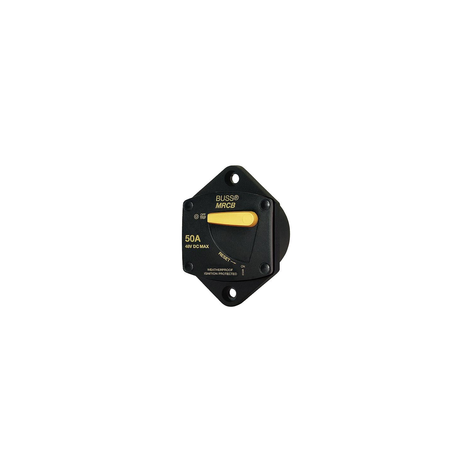 Blue Sea Systems 7040-BSS 7040 187 Series DC Circuit Breaker - Panel Mount, 60 Amps