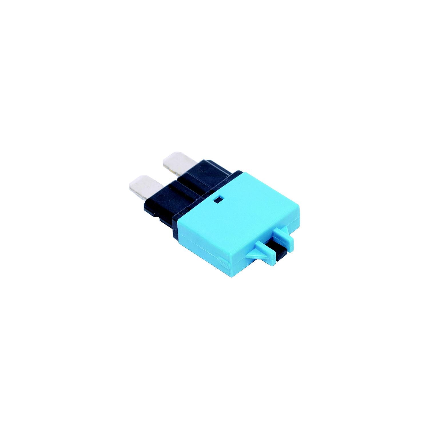 Blue Sea Systems 7065-BSS 7065 ATO/ATC-Style Low Profile Circuit Breaker, 15A, Blue, 2/pk