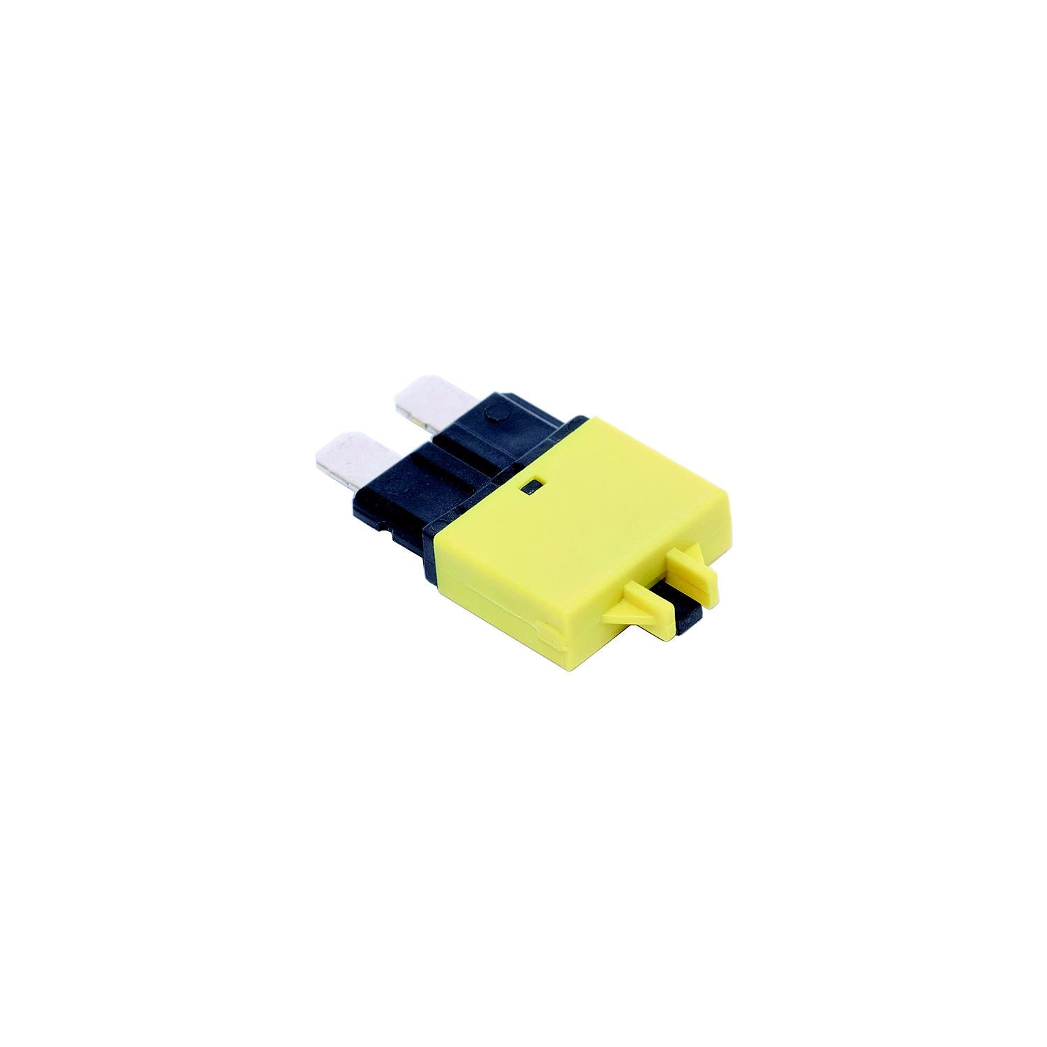 Blue Sea Systems 7066-BSS 7066 ATO/ATC-Style Low Profile Circuit Breaker, 20A, Yellow, 2/pk